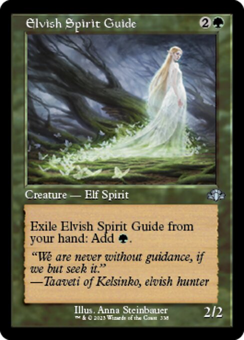 【Foil】【EN】Elvish Spirit Guide [DMR] 緑U No.338