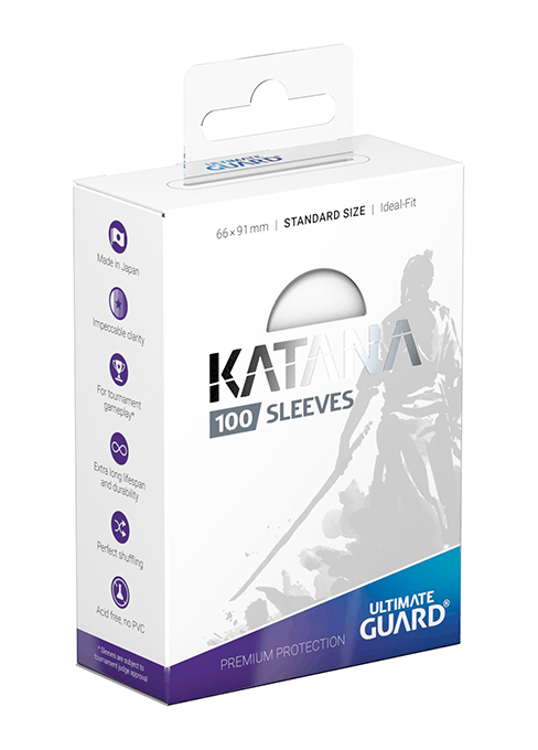 【Ultimate Guard】KATANA スリーブ スタンダードサイズ 白（100枚入り）