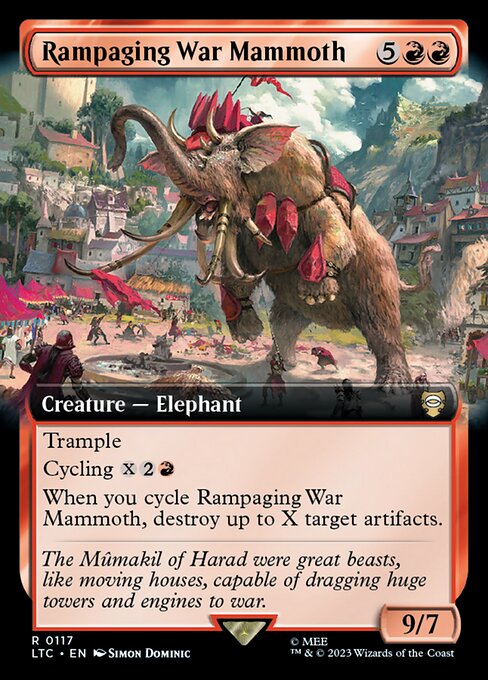 【EN】猛り狂うウォー・マンモス/Rampaging War Mammoth [LTC] 赤R No.117
