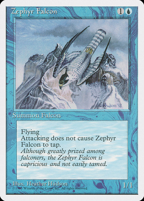 【EN】西風の隼/Zephyr Falcon [4ED] 青C No.116