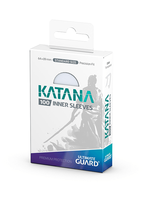 【Ultimate Guard】KATANA インナースリーブ スタンダードサイズ 透明（100枚入り）