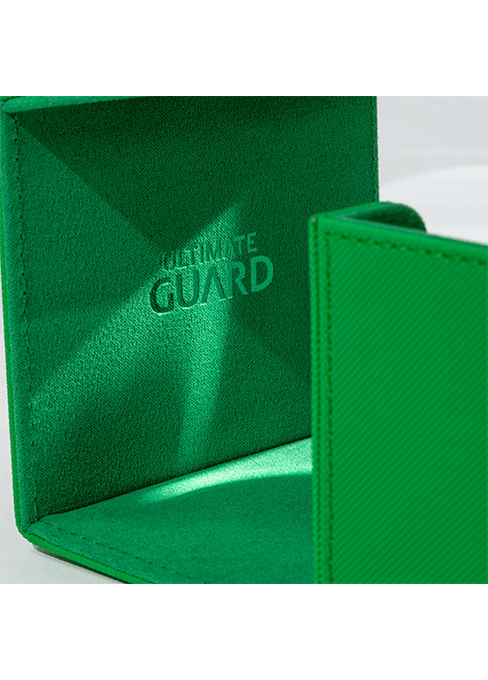 【Ultimate Guard】サイドワインダーデッキケース 80+ Xenoスキン モノカラー 緑