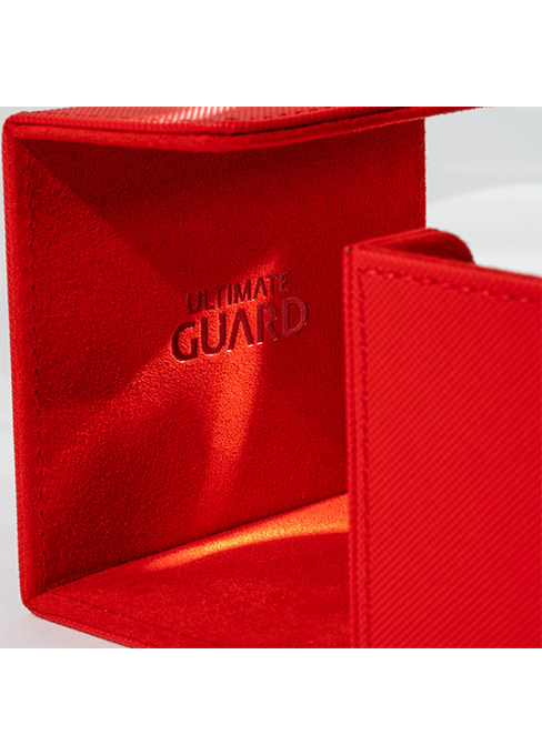 【Ultimate Guard】サイドワインダーデッキケース 100+ Xenoスキン モノカラー 赤