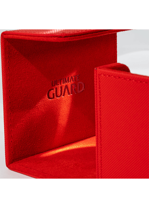 【Ultimate Guard】サイドワインダーデッキケース 80+ Xenoスキン モノカラー 赤