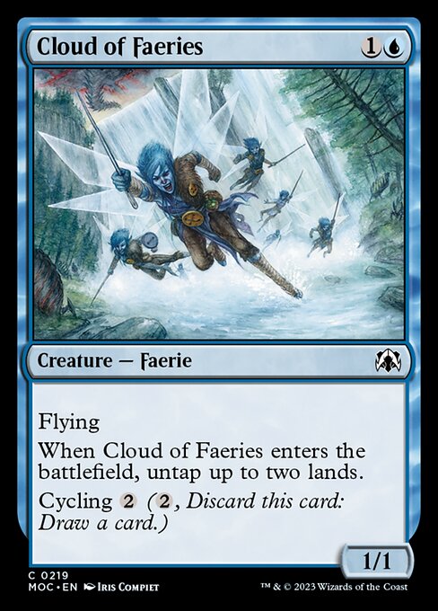 【EN】フェアリーの大群/Cloud of Faeries [MOC] 青C No.219