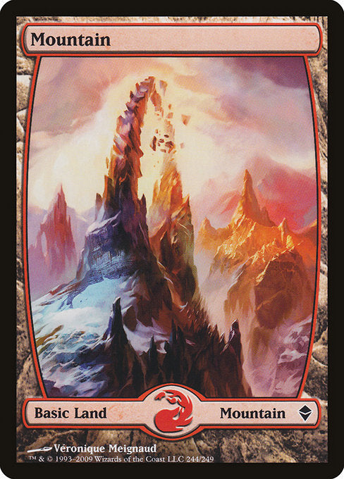 【Foil】【EN】山/Mountain [ZEN] 無C No.244