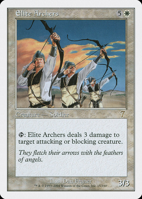 【EN】精鋭なる射手/Elite Archers [7ED] 白R No.15