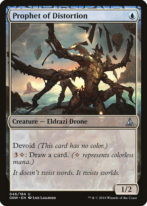 【Foil】【EN】歪みの預言者/Prophet of Distortion [OGW] 無U No.46