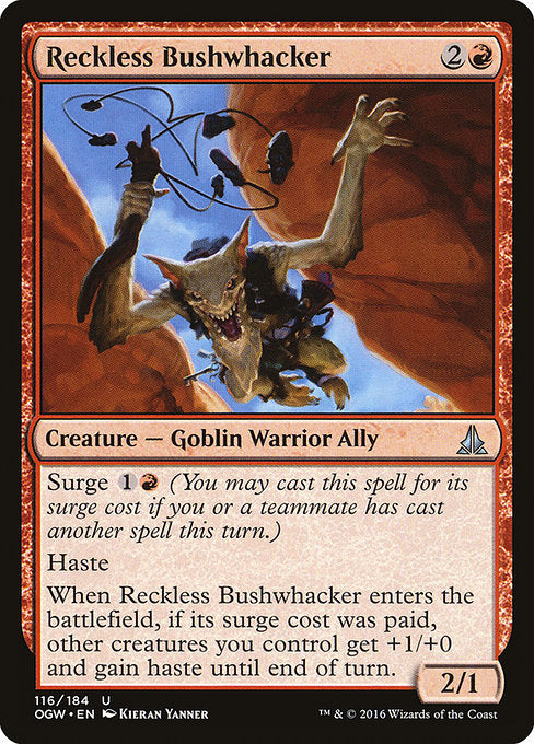 【Foil】【EN】無謀な奇襲隊/Reckless Bushwhacker [OGW] 赤U No.116