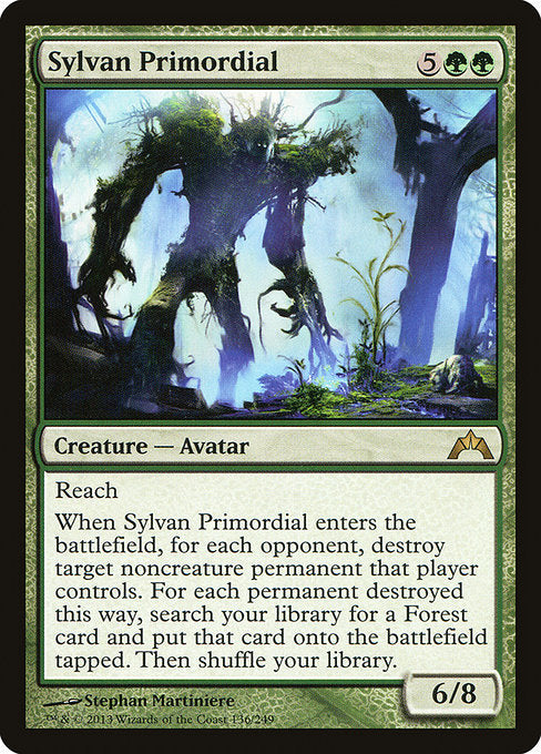 【EN】森林の始源体/Sylvan Primordial [GTC] 緑R No.136