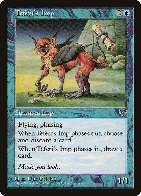 【EN】テフェリーのインプ/Teferi's Imp [MIR] 青R No.98