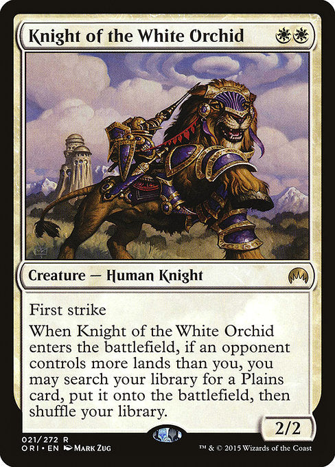 【EN】白蘭の騎士/Knight of the White Orchid [ORI] 白R No.21