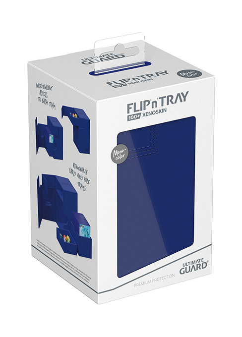 【Ultimate Guard】Flip`n`Tray 100+ Xenoスキン モノカラー 青