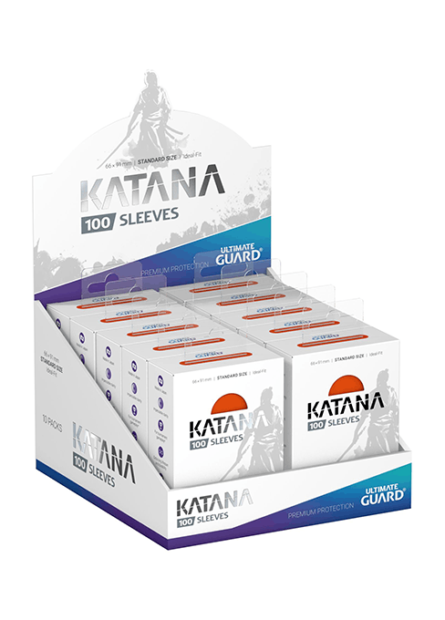 【Ultimate Guard】KATANA スリーブ スタンダードサイズ オレンジ（100枚入り）