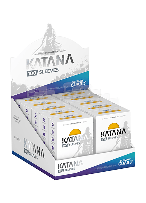 Ultimate Guard】KATANA スリーブ スタンダードサイズ 黄（100枚入り