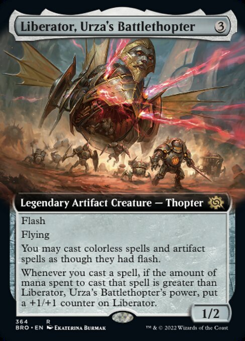 【Foil】【EN】ウルザの空戦艇、リベレーター号/Liberator, Urza's Battlethopter [BRO] 茶R No.364