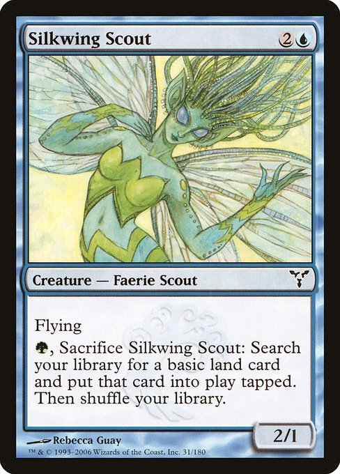 【EN】絹羽の斥候/Silkwing Scout [DIS] 青C No.31