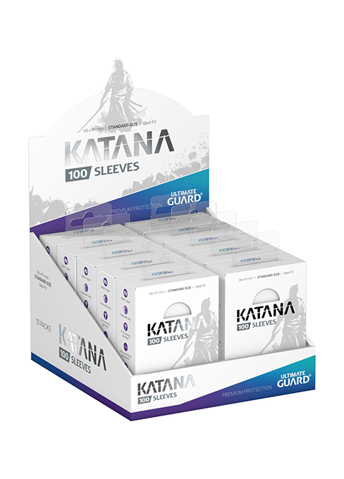【Ultimate Guard】KATANA スリーブ スタンダードサイズ 透明（100枚入り）