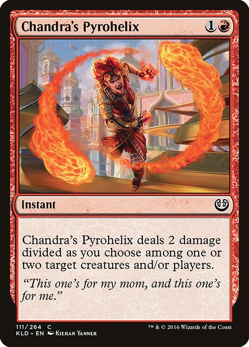 【EN】チャンドラの螺旋炎/Chandra's Pyrohelix [KLD] 赤C No.111