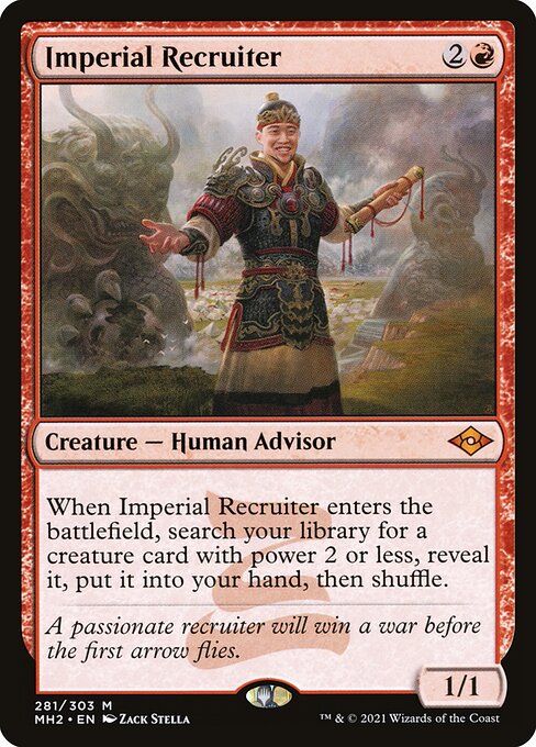 【Foil】【EN】帝国の徴募兵/Imperial Recruiter [MH2] 赤M No.281