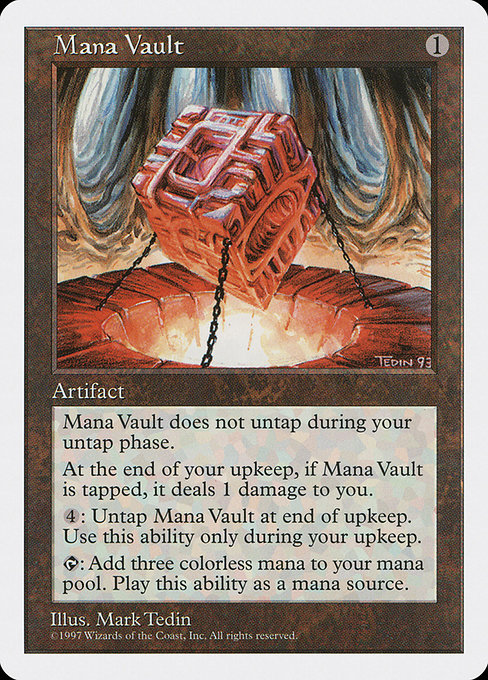 【EN】魔力の櫃/Mana Vault [5ED] 茶R No.388
