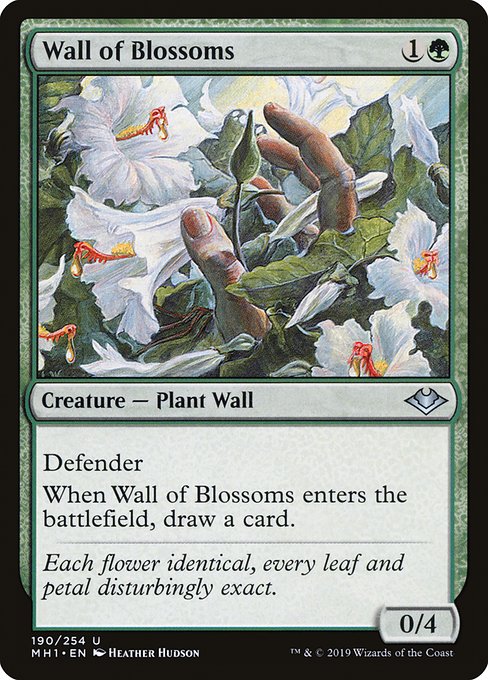 【EN】花の壁/Wall of Blossoms [MH1] 緑U No.190