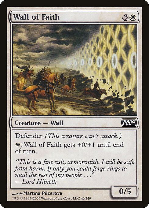 【EN】信仰の壁/Wall of Faith [M10] 白C No.40