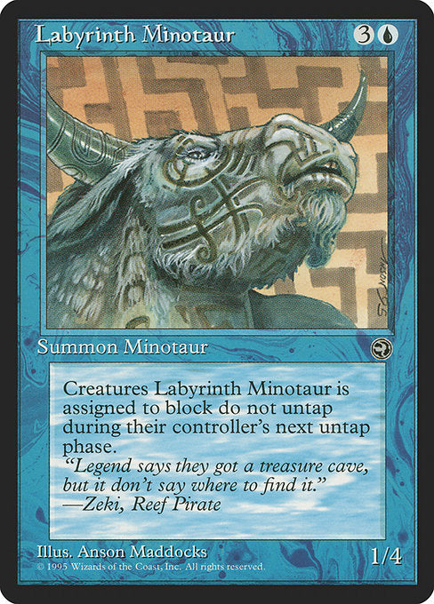 【EN】迷宮のミノタウルス/Labyrinth Minotaur [HML] 青C No.30b