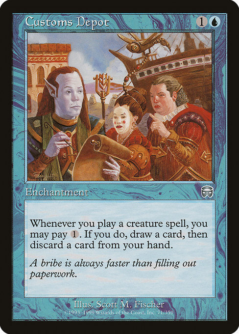 【Foil】【EN】保税倉庫/Customs Depot [MMQ] 青U No.71