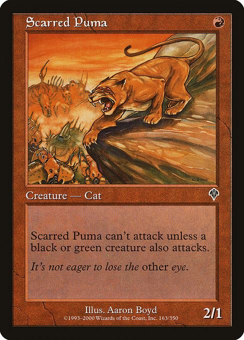 【EN】傷痕のピューマ/Scarred Puma [INV] 赤C No.163
