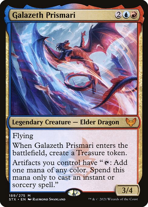 【Foil】【EN】ガラゼス・プリズマリ/Galazeth Prismari [STX] 金M No.189
