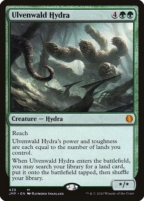 【EN】ウルヴェンワルドのハイドラ/Ulvenwald Hydra [JMP] 緑M No.439