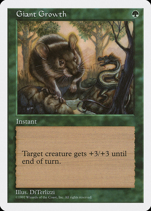 【EN】巨大化/Giant Growth [5ED] 緑C No.299
