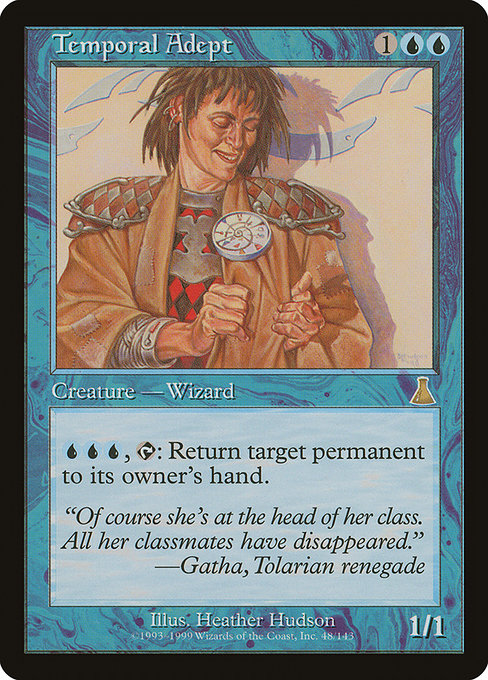 【Foil】【EN】時間の名人/Temporal Adept [UDS] 青R No.48