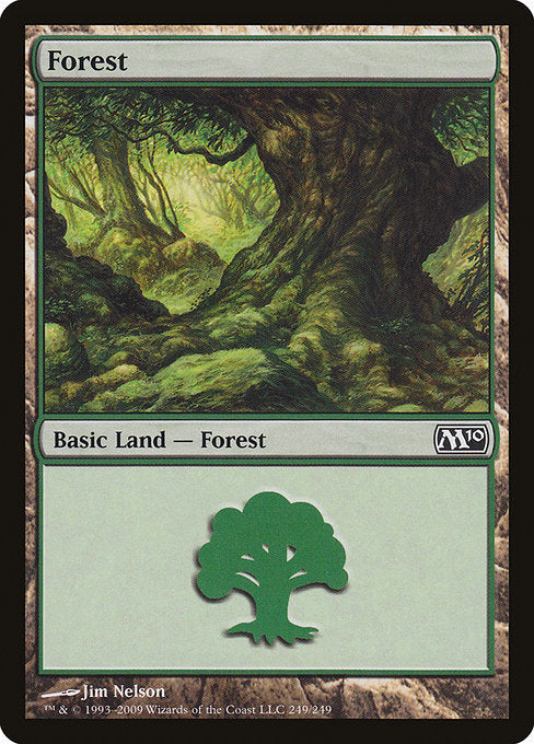 【Foil】【EN】森/Forest [M10] 無C No.249