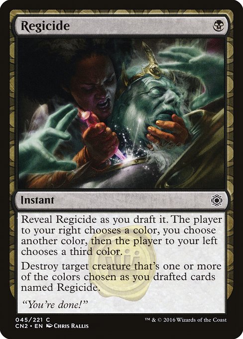 【Foil】【EN】大逆/Regicide [CN2] 黒C No.45