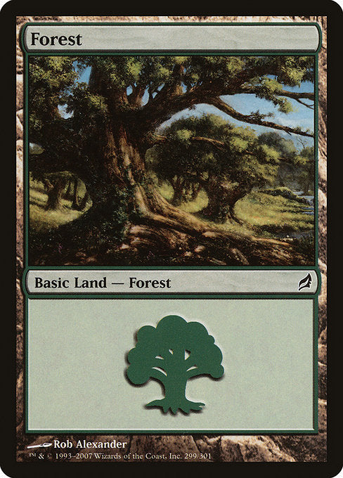 【Foil】【EN】森/Forest [LRW] 無C No.299