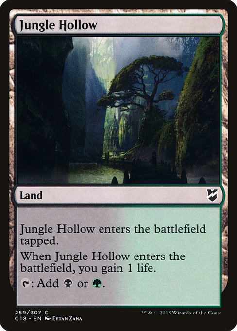 【EN】ジャングルのうろ穴/Jungle Hollow [C18] 無C No.259