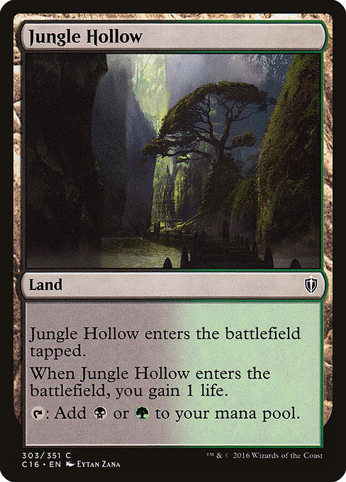 【EN】ジャングルのうろ穴/Jungle Hollow [C16] 無C No.303