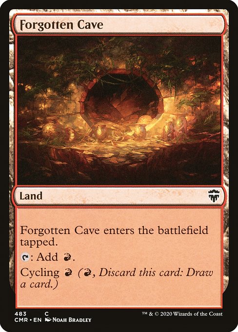 【EN】忘れられた洞窟/Forgotten Cave [CMR] 無C No.483