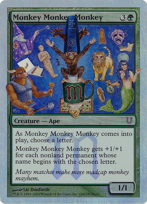 【EN】Monkey Monkey Monkey [UNH] 緑C No.104★