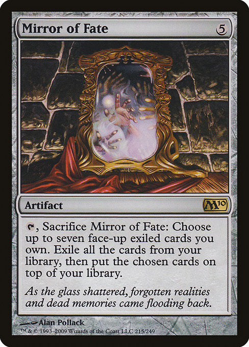 【Foil】【EN】命運の鏡/Mirror of Fate [M10] 茶R No.215