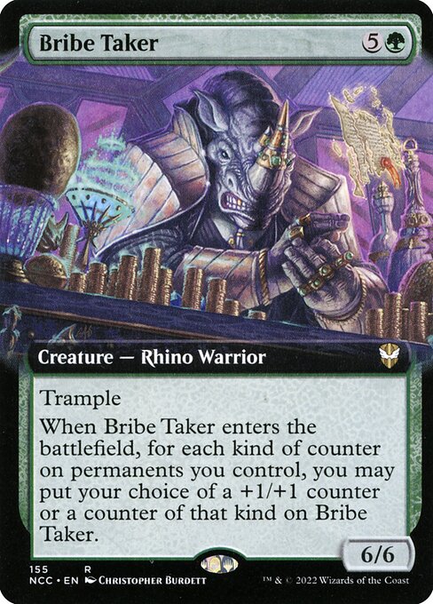 【EN】収賄者/Bribe Taker [NCC] 緑R No.155