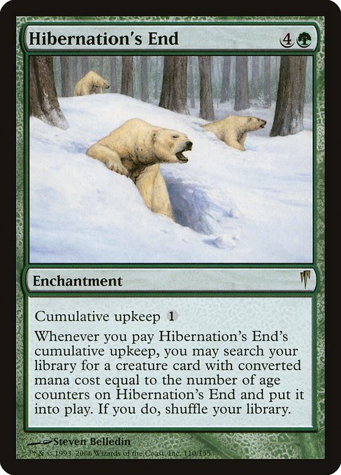 【EN】冬眠の終わり/Hibernation's End [CSP] 緑R No.110
