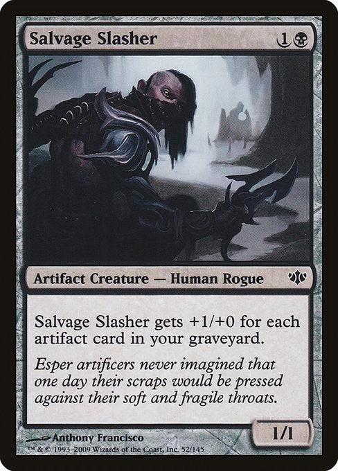 【Foil】【EN】回収する斬鬼/Salvage Slasher [CON] 茶C No.52