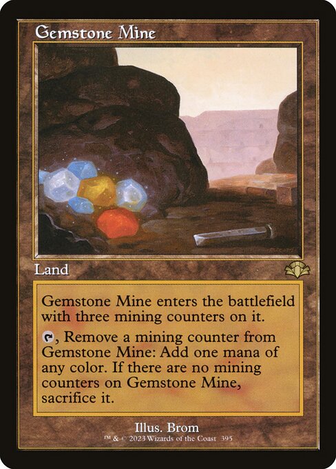 【Foil】【EN】宝石鉱山/Gemstone Mine [DMR] 無R No.395