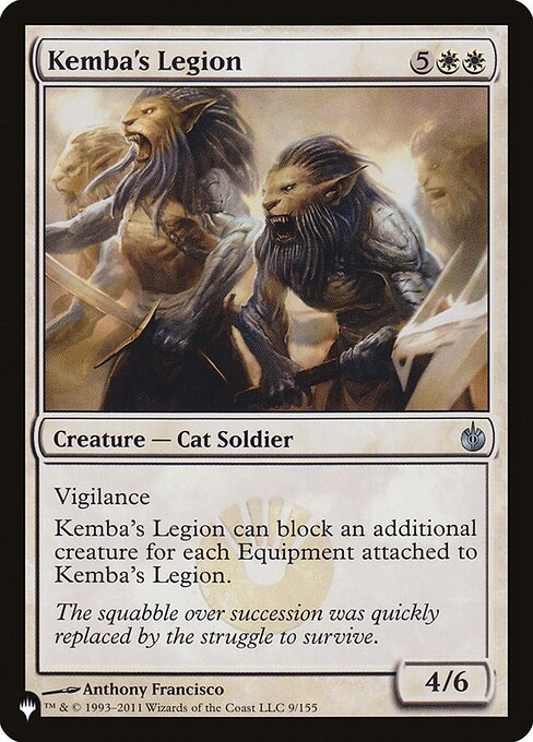 【EN】ケンバの軍勢/Kemba's Legion [PLIST] 白U No.967