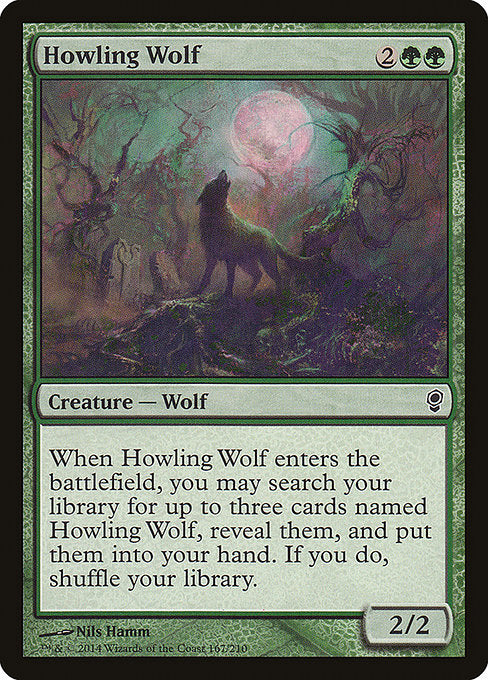 【EN】遠吠えする狼/Howling Wolf [CNS] 緑C No.167