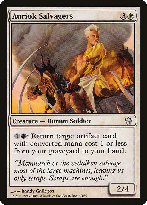 【Foil】【EN】オーリオックの廃品回収者/Auriok Salvagers [5DN] 白U No.4