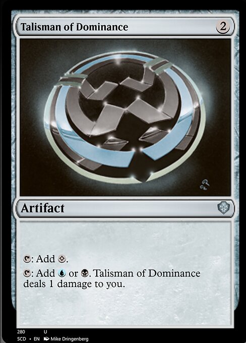 【EN】威圧のタリスマン/Talisman of Dominance [SCD] 茶U No.280